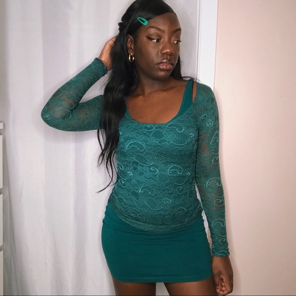 Talula Floral Mesh Long Sleeve - Picture 3 of 5